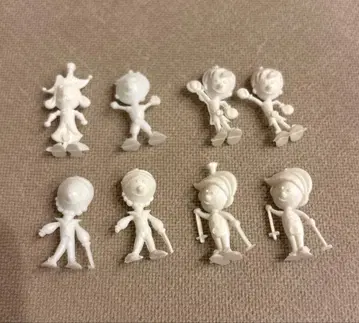 글리코 덤 묶음 판매 인형 8체 세트 쇼와 레트로