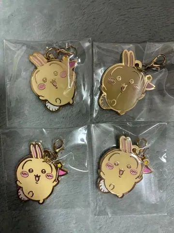 치이카와 파크 메탈 참 토끼 4개 세트