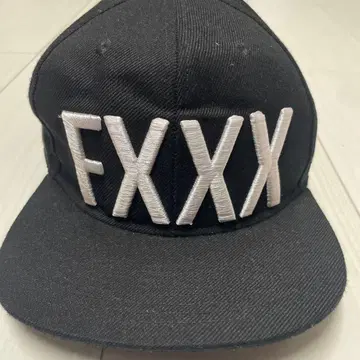 FR2 자수 FXXX 로고 캡 블랙