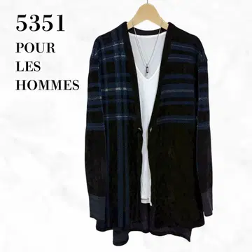 5351 pour les hommes 니트 롱 가디건