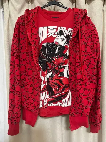 [모모쿠로] 모모타 나나미 후드티 & T셔츠 유니폼 세트