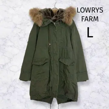 LOWRYS FARM 모즈 코트 아우터 퍼 Y2K 캐주얼 L