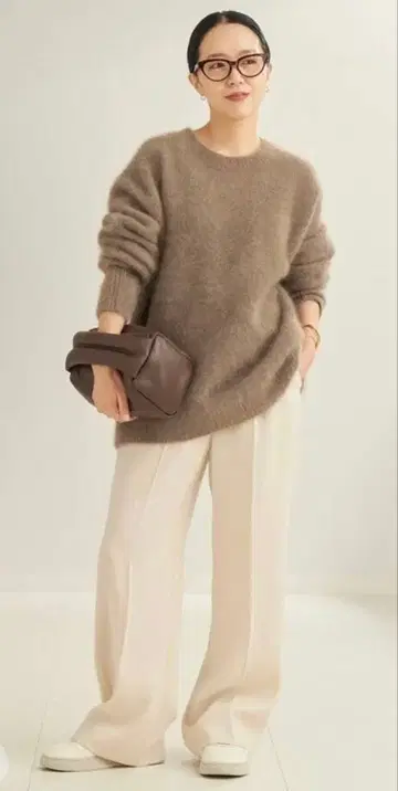 Plage [ WEB 한정판 추가 ] Fur Nuance 풀오버