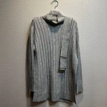 Lounge Dress 그레이 터틀넥 스웨터