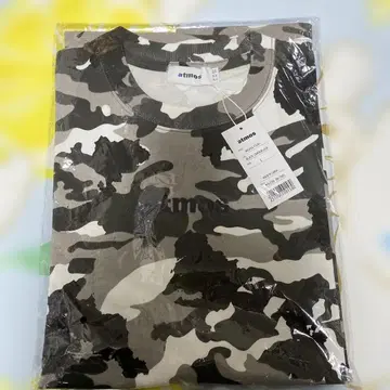 아토모스 Embroidery Classic Logo 티셔츠 블랙 카모