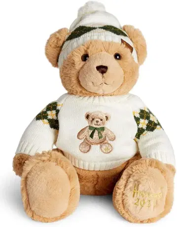 해롯 베어 봉제 인형 베이지 36cm 2021 Harrods