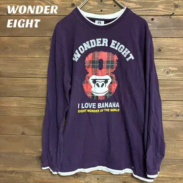 [ 원더에이트 ] WONDER EIGHT 긴팔 티셔츠 캐주얼 XL