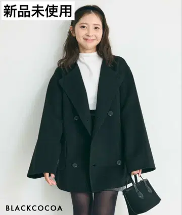 basement online 노카라 2WAY 리버 미들 코트 BLACK