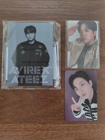 ATEEZ AVIREX 아크릴 스탠드 [종호] 덤 트레이딩 카드 포함