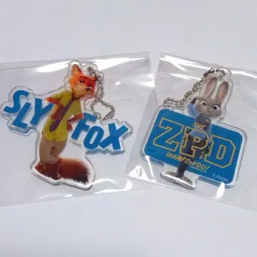 아크릴 키링 주디 닉 주토피아 Happy 복권 G상