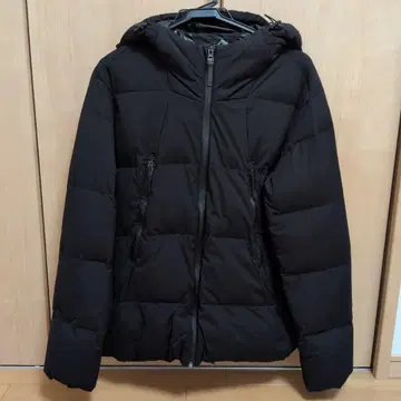 워크맨 워셔블 퓨전 다운 후디 블랙 L