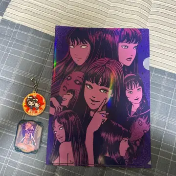 토미에 클리어 파일 스티커 키링