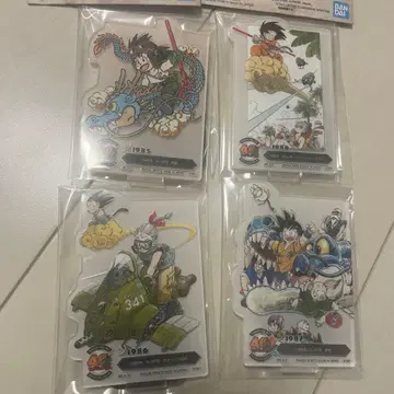 [ 미개봉 새상품 ] 제일복권 드래곤볼 F상 아크릴 4종 세트