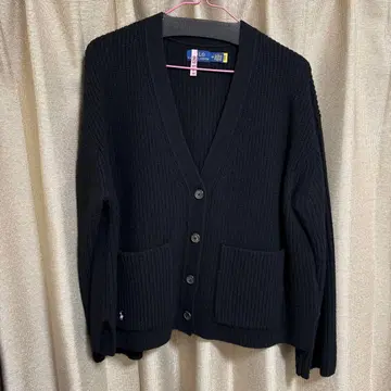 폴로 랄프로렌 울 캐시미어 V넥 가디건 M