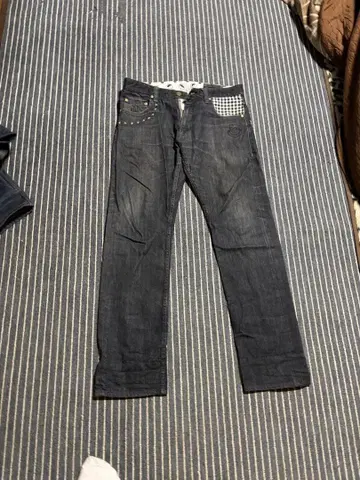 다크 블루 스키니 진