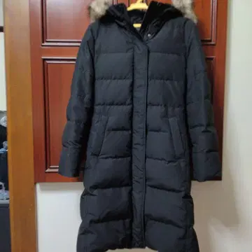 울트라 웜 다운 롱 코트 블랙 M 유니클로