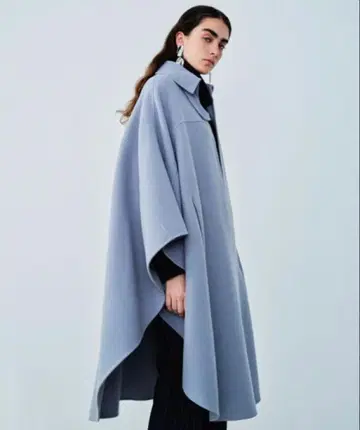 Mila Owen 판초 코트 블루