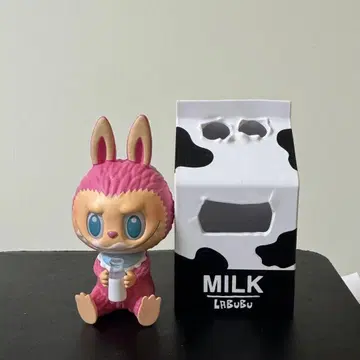 LABUBU 핑크 캐릭터 피규어