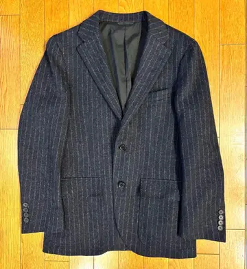 매킨토시 철학 스트라이프 테일러드 자켓
