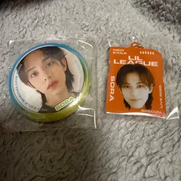 LILLEAGUE 난바 아오라 메지루시 참 캔뱃지