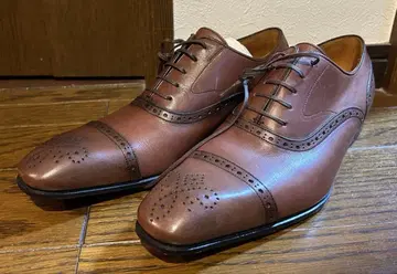 Duffer 브라운 가죽 드레스 슈즈