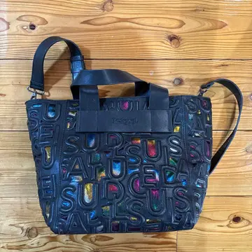 Desigual 로고 엠보싱 숄더백