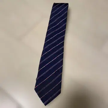 폴 스미스 네이비 스트라이프 넥타이
