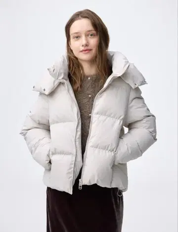 새상품 택 포함 GU 웜 패디드 블루종 M 사이즈 30 NATURAL