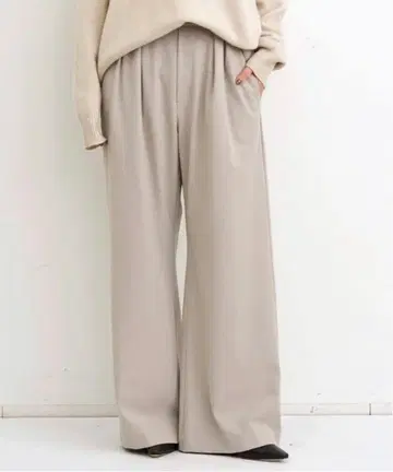 택 포함 새상품 L'Appartement Brushed Pants 36