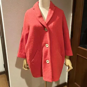 maison de plage 아우터 체스터 코트 드롭 숄더