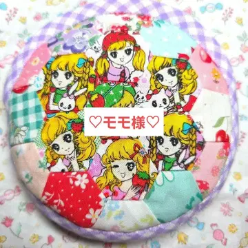 핸드메이드 딸기 레이디 백과 패치워크 원형 파우치 1