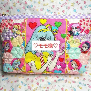 오토메틱 아이돌 패치워크 파우치