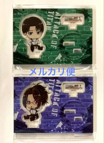 진격의 거인 펫탄코 펜팔 애니메이트 아크릴 스탠드 리바이 한지