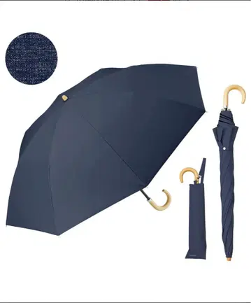 [ 2단 접이식 우산 ] COKAGE+데님 블루 워터프론트