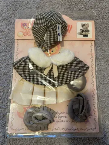 상하이 디즈니 리조트 한정판 리나벨 옷 갈아입기 인형 옷 세트 퍼 코트