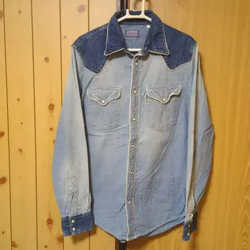 [ 레어 ] BLUE BLUE 블루블루 투톤 웨스턴 셔츠 2