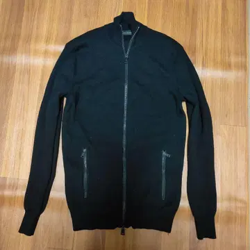 랄프 로렌 블랙 라벨 w 지퍼 가디건 블랙 블랙