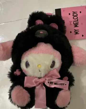 산리오 새까만 애니멀즈 마이멜로디 봉제 인형 키링