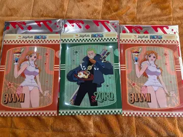 Joyfull 나미 조로 클리어 파일 3장 세트