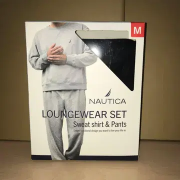 노티카 남성용 라운지 세트 맨투맨 상하의 세트 룸웨어 M