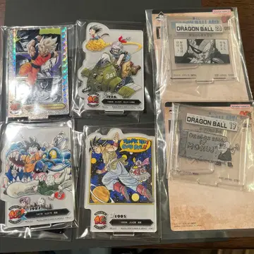 드래곤볼 제일복권 아크릴 7개 세트 시크릿 포함