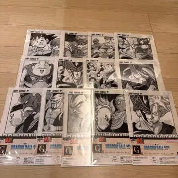 제일복권 드래곤볼 40th G상 코믹스 클리어 파일 세트 16종