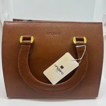 ungaro 핸드백 가죽 브라운