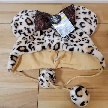 미니 레오파드 팬캡 머리띠 모자 완판 랜드