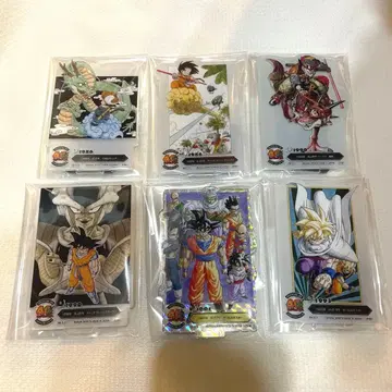 드래곤볼 제일복권 DRAGONBALL 40th F상 6개 세트