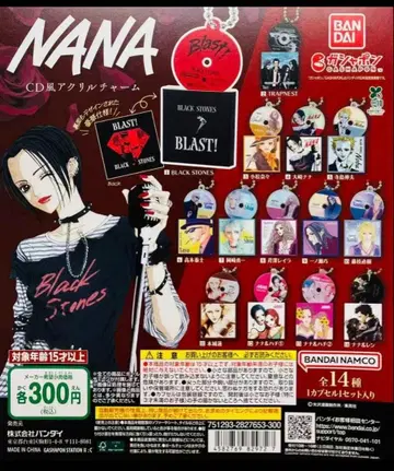 NANA CD풍 아크릴 참 BLACK STONES