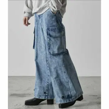 CIEL 카고 팬츠 M 라이트 블루