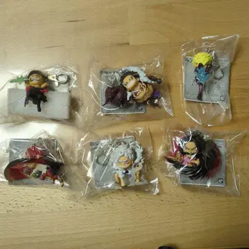 원피스 피규어 키링 6종 컴플리트 세트