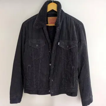 Levi Strauss & Co. 보아 카라 부착 데님 자켓 S