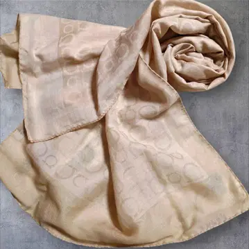 미사용 페라가모 실크.코튼 스카프 스톨
